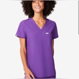 FIGS Catarina One Pocket Scrub Top Size XXL Ultra Violet 💜